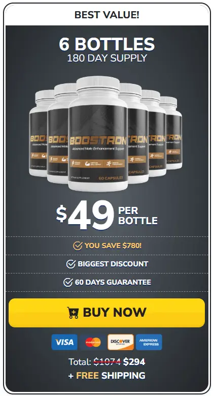 boostron 6 bottles price